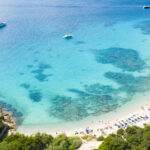 Spiaggia di Capriccioli dall'alto, Costa Smeralda
