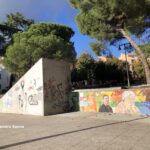 Nuoro, murales di Grazia Deledda